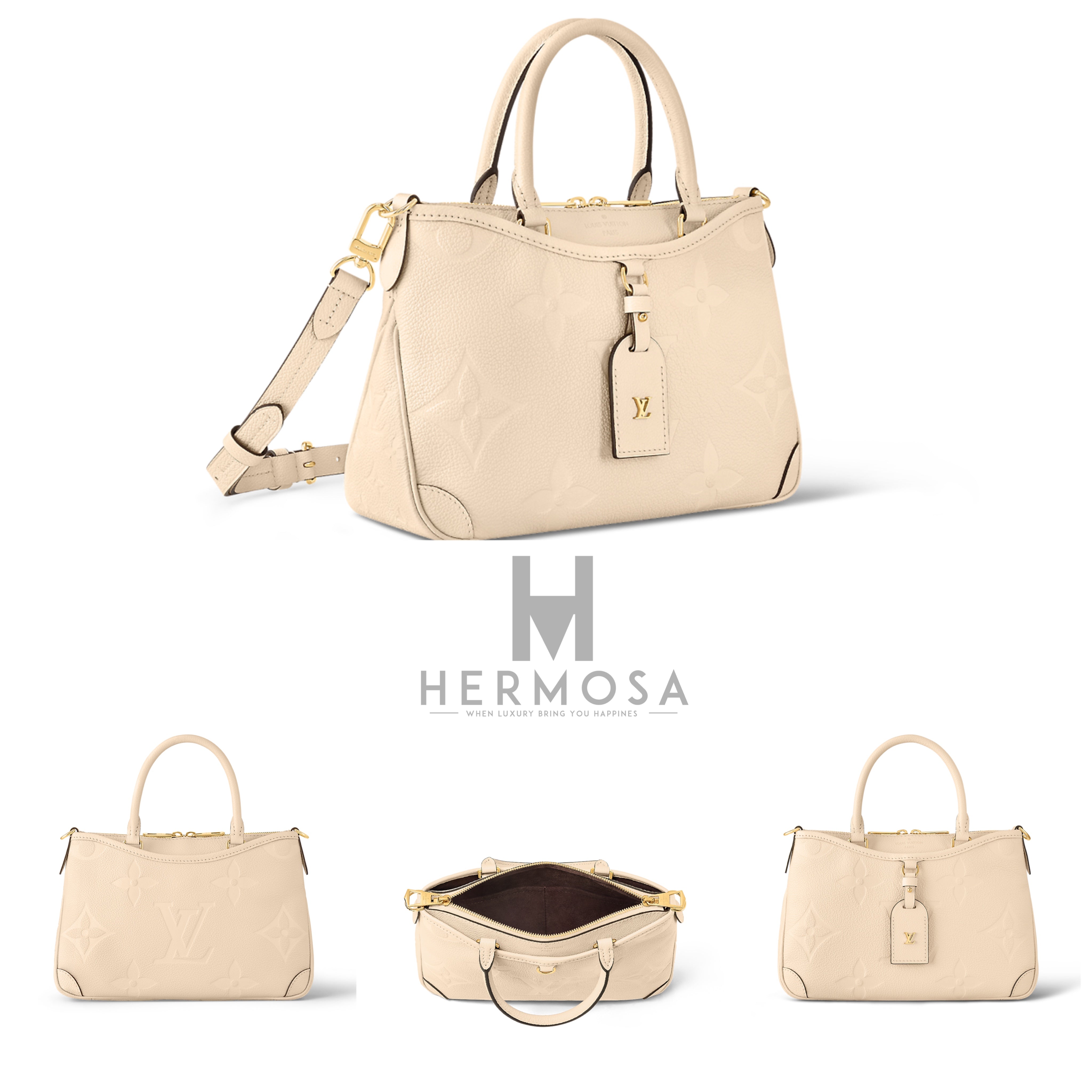 LOUIS VUITTON TRIANON PM CREME – HERMOSA LUXE