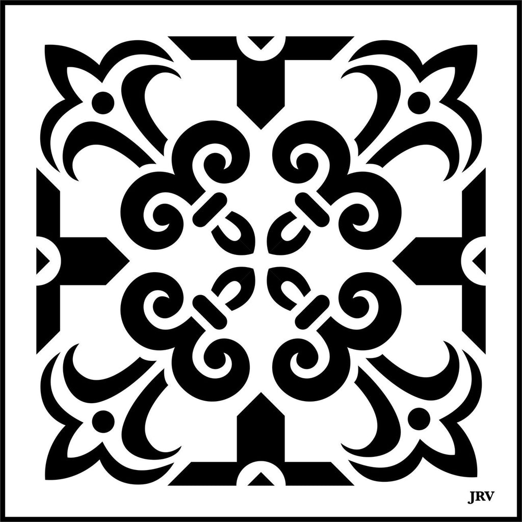 JRV Stencil Moroccan Tiles 1 – Bird's Nest Gifts & Antiques