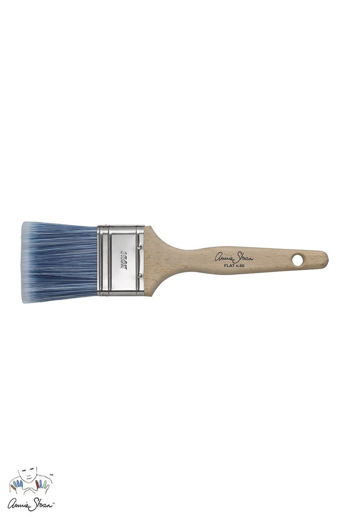 Synthetic brushes for chalk paint