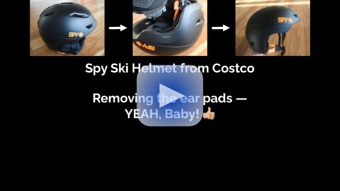 How to Remove the Spy Helmet Ear Pads
