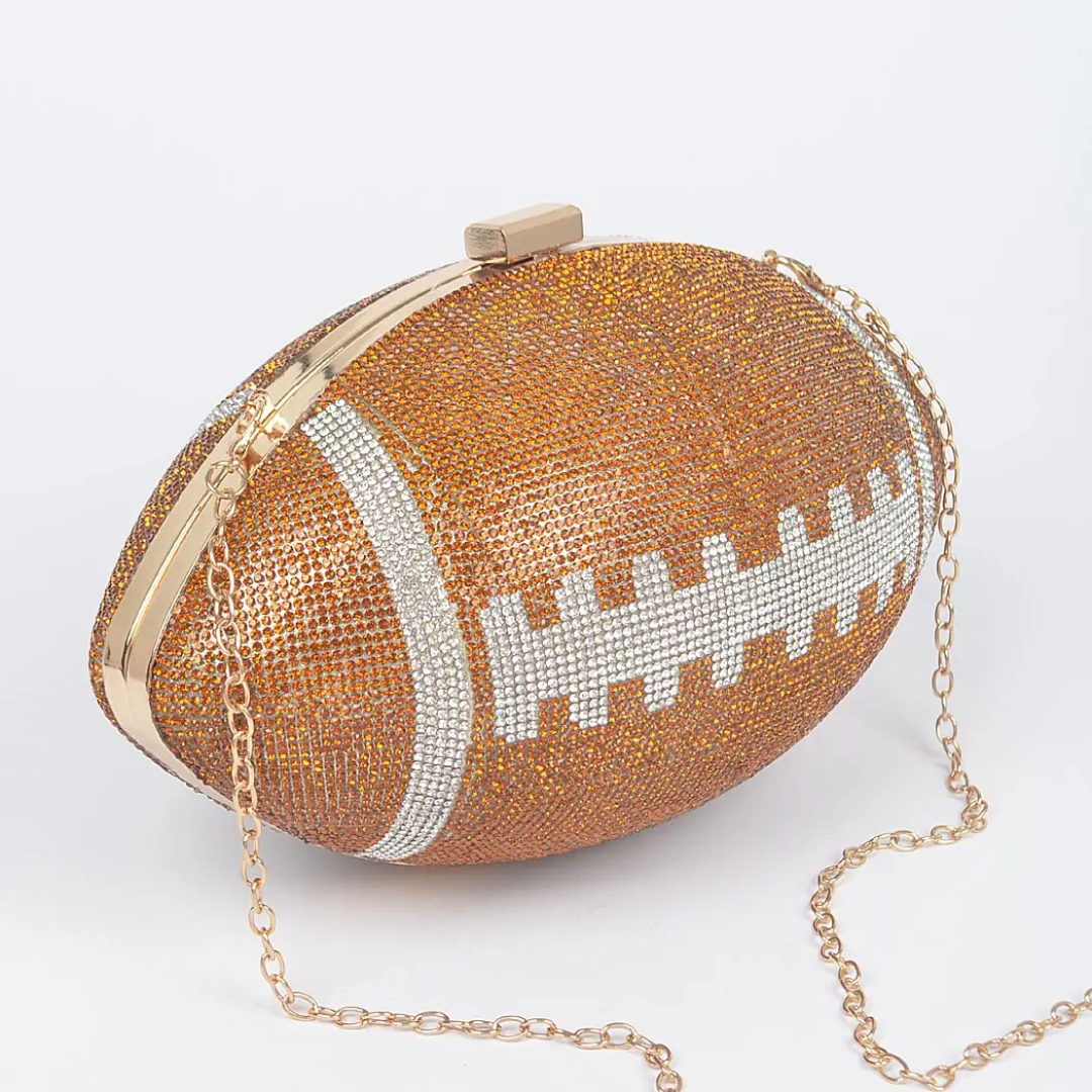 Luxury Football Purse Shoulder Bag Crystal Round Ball Evening Chain Sling  Hand Bags Womens Clutches And Evening Bags From Guasong, $23.36 | DHgate.Com
