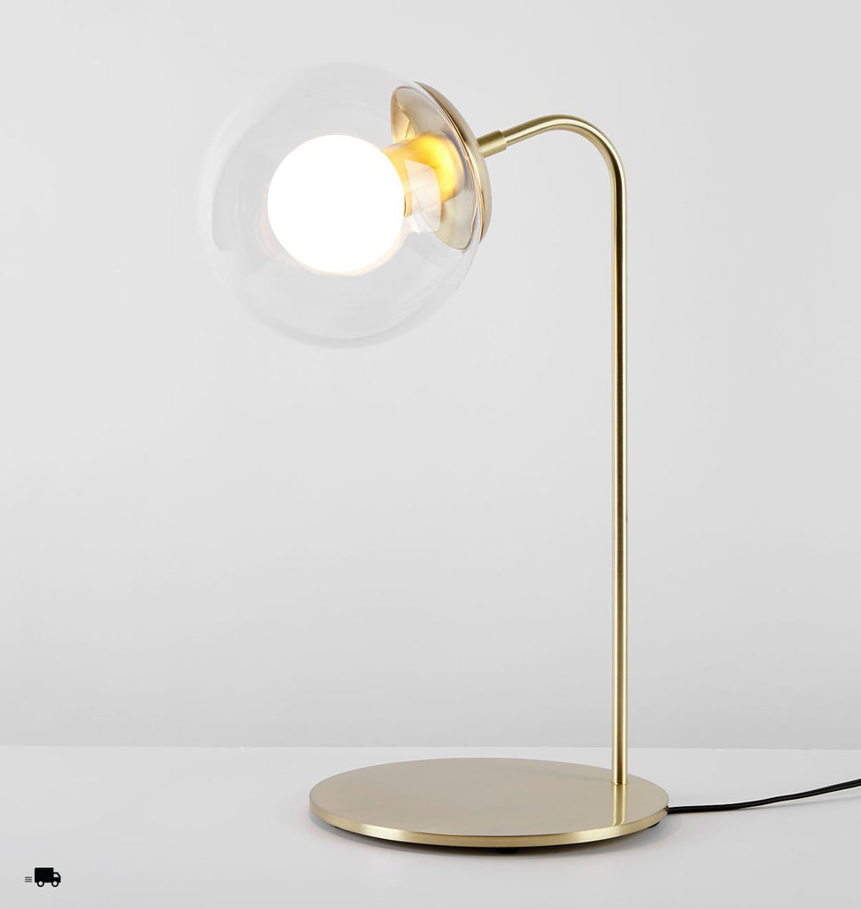 brushed gold desk lamp