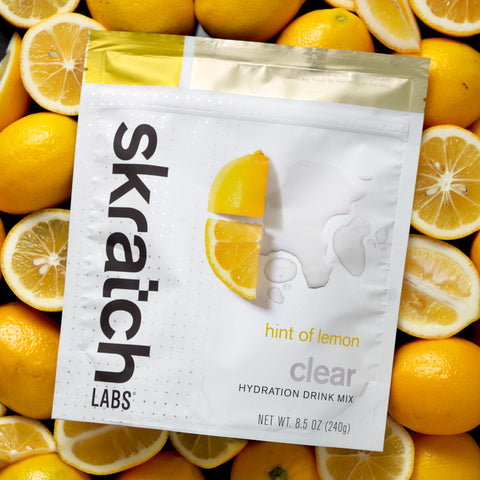 Skratch Labs Clear hint of Lemon hydration mix from RacedayFuel Canad
