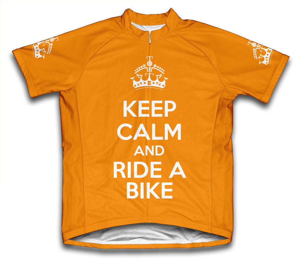 orange bike clothing