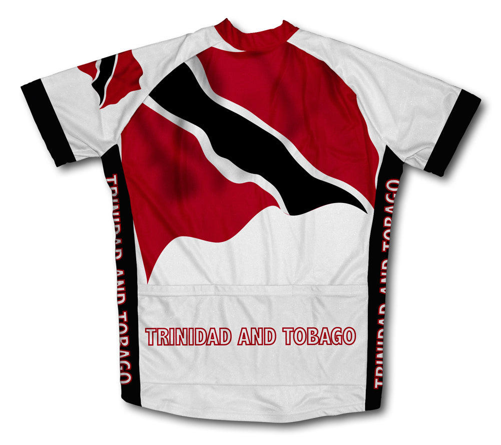 Trinidad And Tobago Flag Short Sleeve Cycling Jersey Cycling Jersey For Men And Women Scudopro 