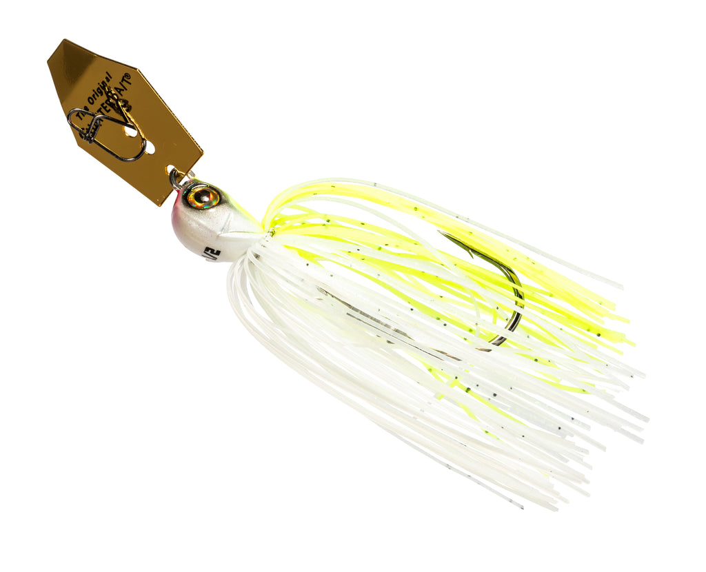 Z-Man Chatterbait Jack Hammer Chartreuse White – WOO! TUNGSTEN