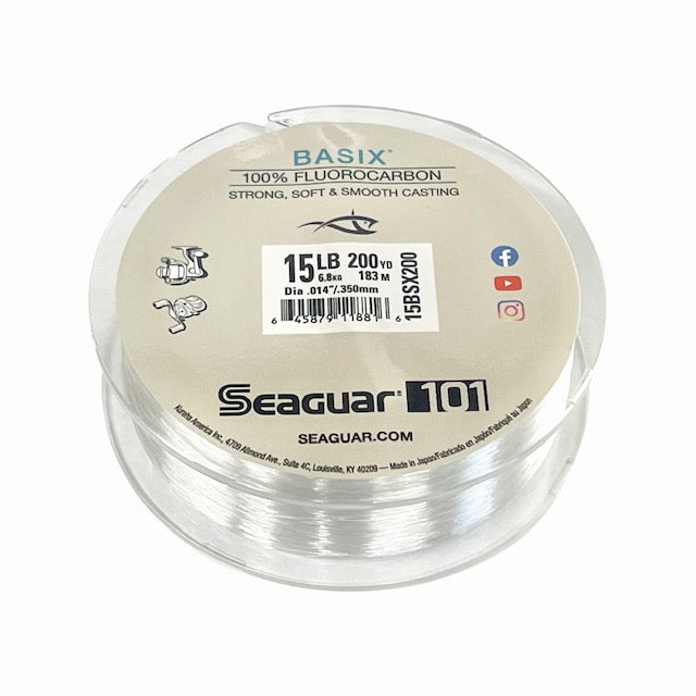 Seaguar Invizx 100% Fluorocarbon Line, 8 lb, 200 yds