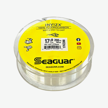 Seaguar Invizx 100% Fluorocarbon 1000 Yard Fishing Line (12-Pound)