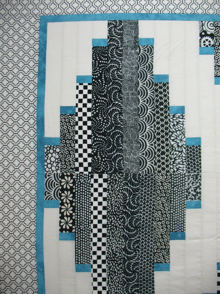 Long Tall Salt Pepper Twin 74 X94 Quilting Around