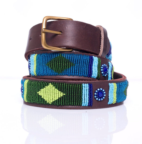 Blue Green Multi belt