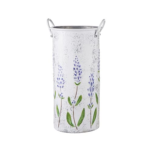 Lavender Embossed Container - 23.5" Decorative Storage Container