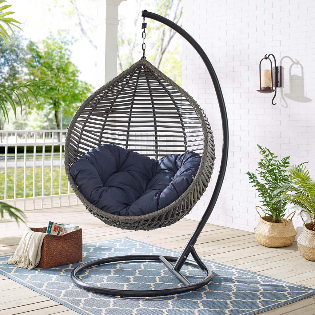 garner teardrop outdoor patio swing