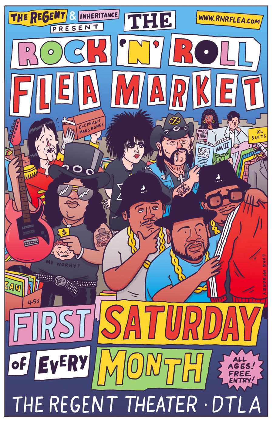 Rock and Rock Flea Market Flyer
