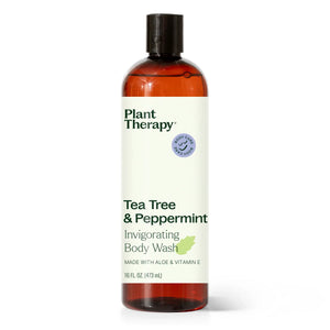 Tea Tree and Peppermint Natural Body Wash 16 oz - Flourish Health & Wellness Shop