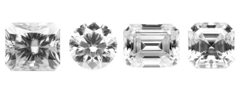 the cut of moissanite