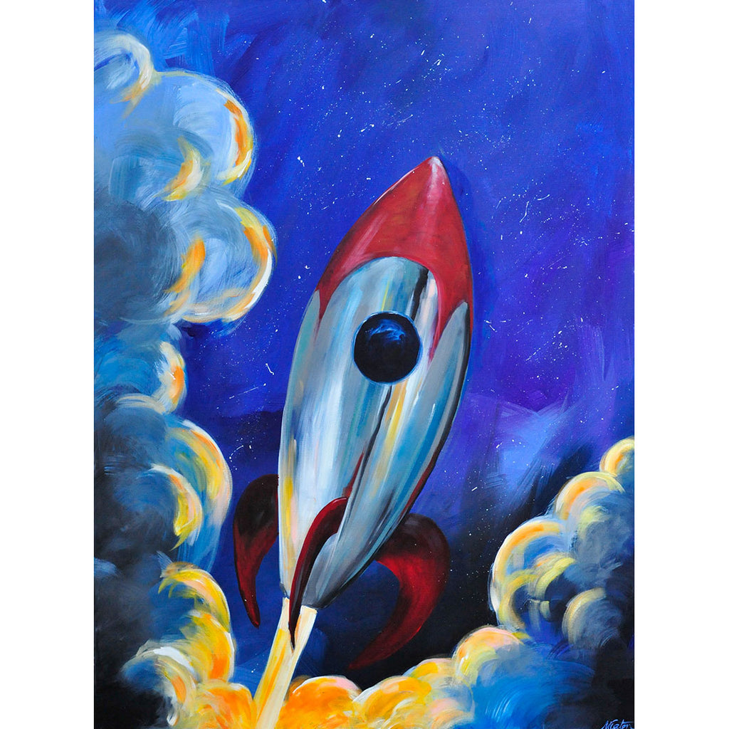 The Launch Rocket Fine Art Print | Christian Prophetic Art– Mindi Oaten