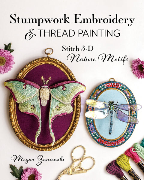 Stumpwork Embroidery & Thread Painting Book