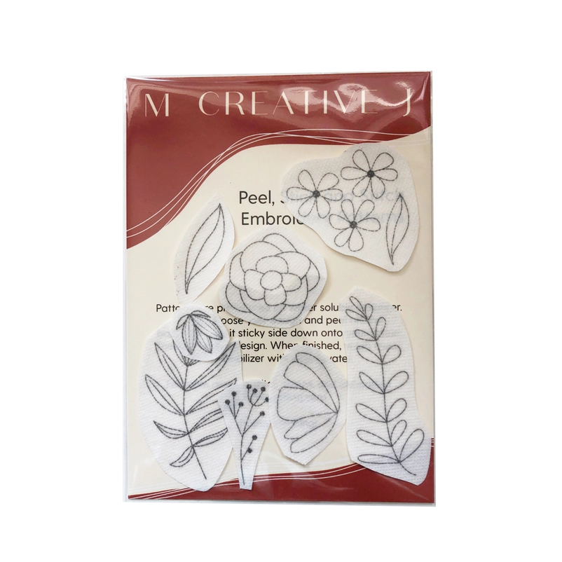 Stick & Stitch Embroidery Pattern Pack - Lemons & Floral – Snuggly
