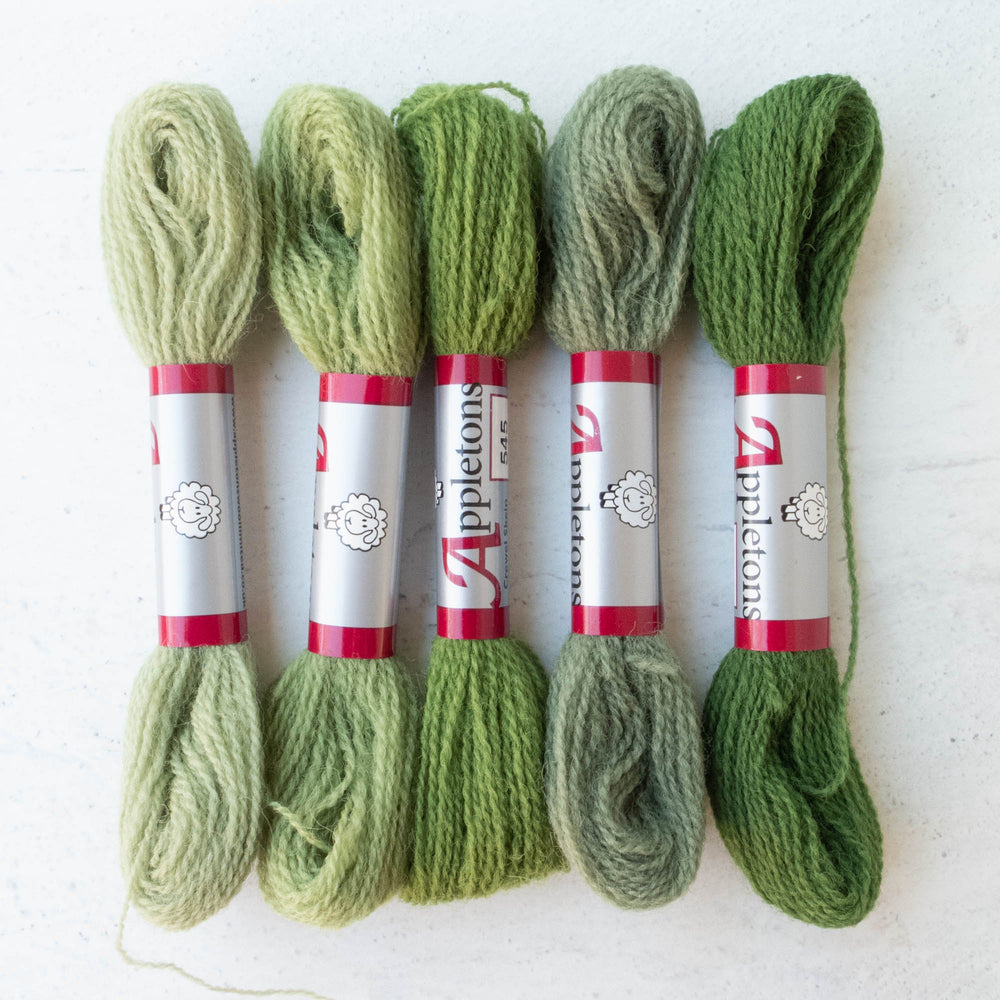 Appletons Wool Yarn - Olive Green 241 - 245