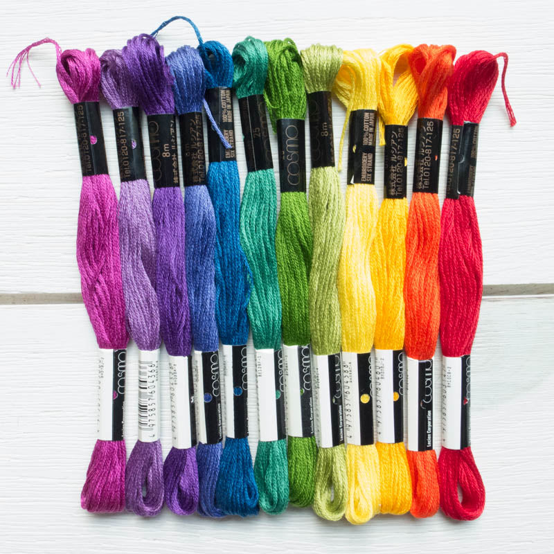 Cosmo Embroidery Floss - 601 From Lecien Corporation - Cosmo 25 - Threads &  Yarns - Casa Cenina