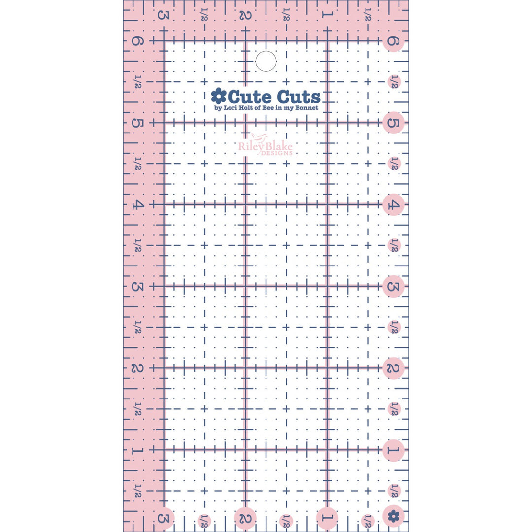 Creative Grids I Love My Quilt Friends Mini Quilt Ruler 2.5x6 CGRQF26  743285002481 Rulers & Templates