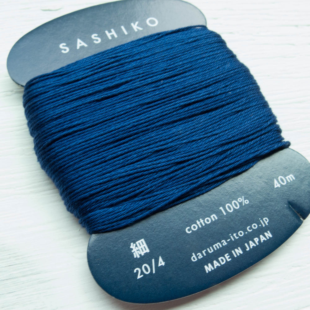 Daruma thin sashiko thread, dusty teal (#205) - Maydel