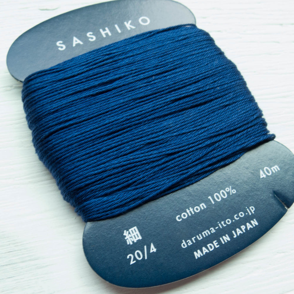 Daruma Sashiko Thread, Blue, #224