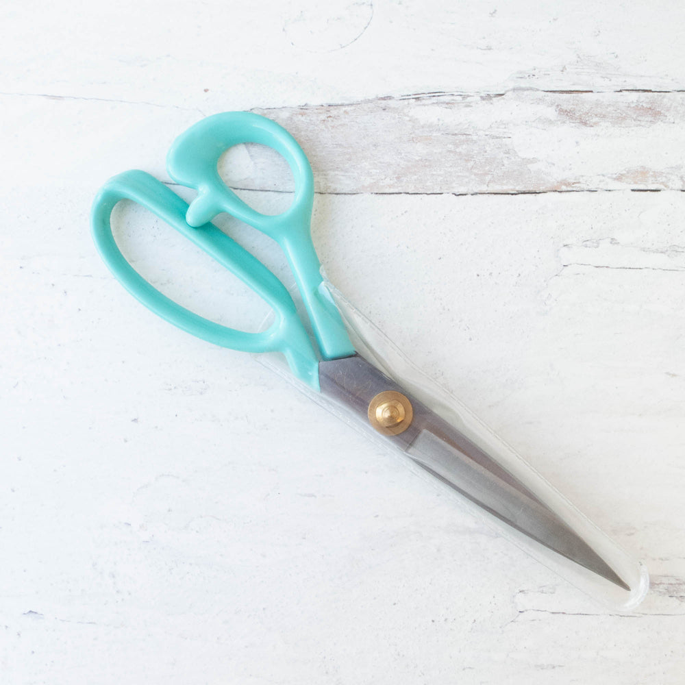 Kai - Teal 8 inch Shears (V5210T) - 4901601001716. Quilting Notions