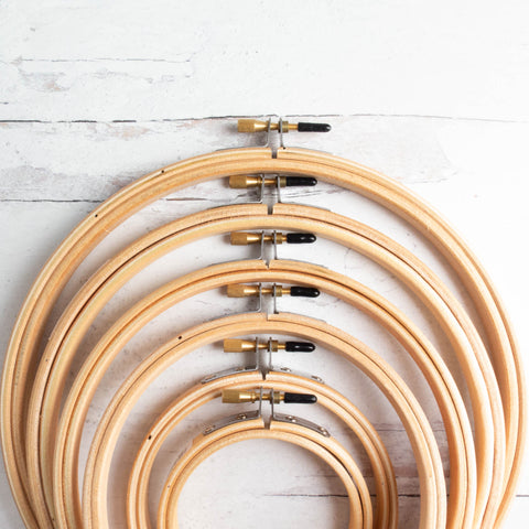 Beech Wood Embroidery Hoops - Choose your size – Lolli and Grace