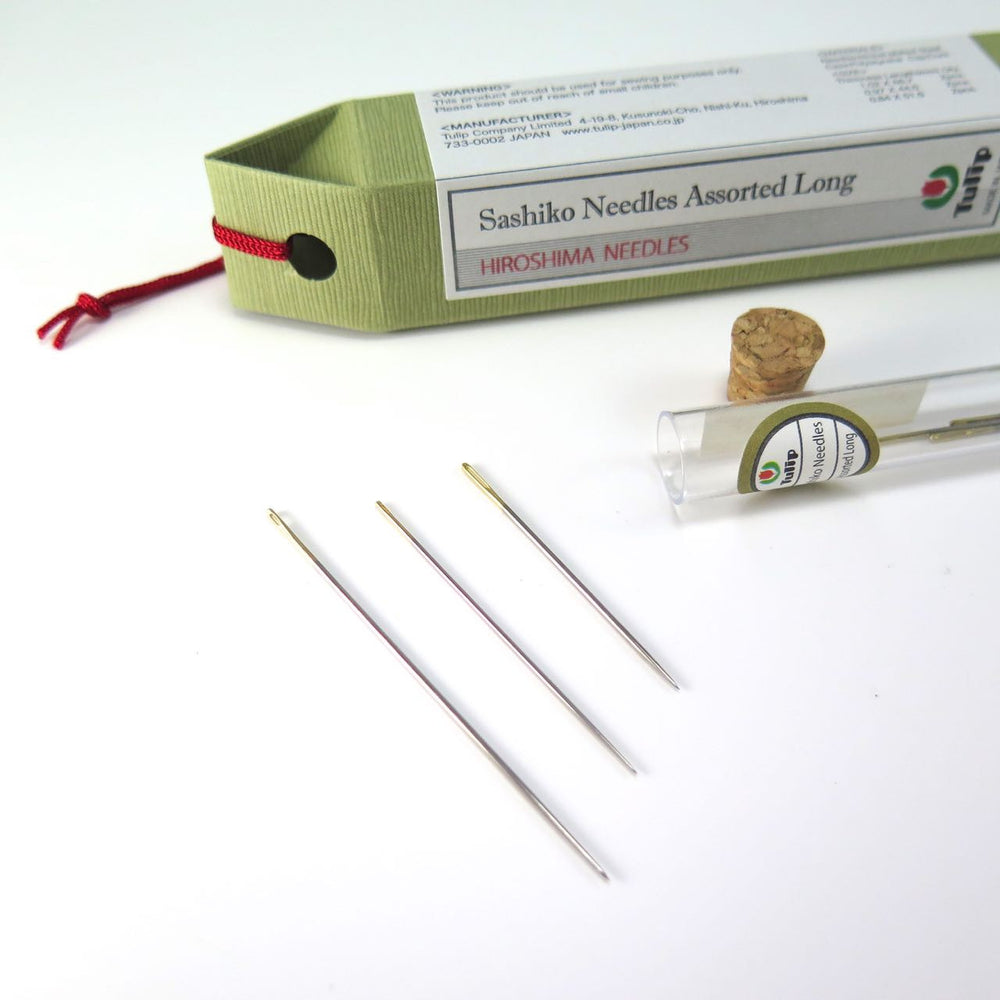 Hiroshima Sashiko Needles - Short Assorted Sizes – Bolt & Spool