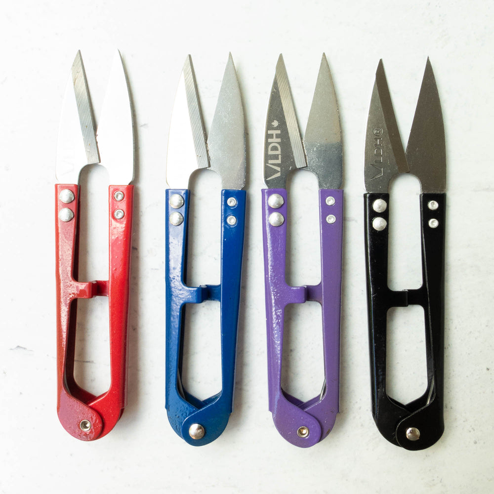 Thread Snips In Orange, Red, Purple, & Teal 1ct. - 9317385296128