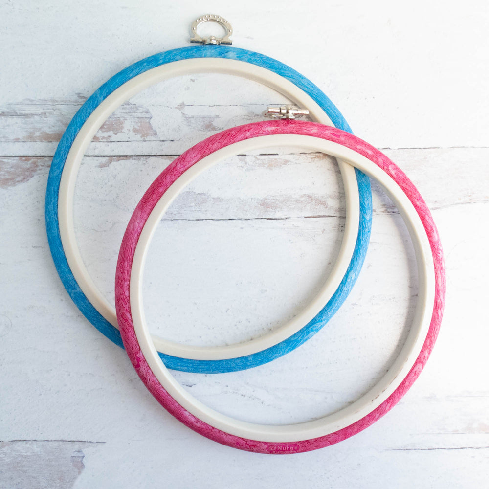 Faux Wood Embroidery Hoop - Small 3.5 Oval