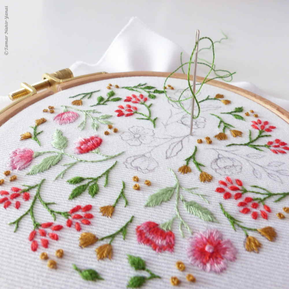 Plants and Flowers Embroidery Kit Set - Great Home Decor – Plant