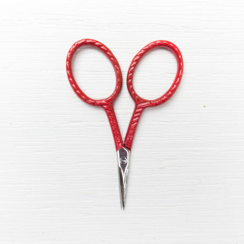 Red Victorian Embroidery Scissors – Snuggly Monkey