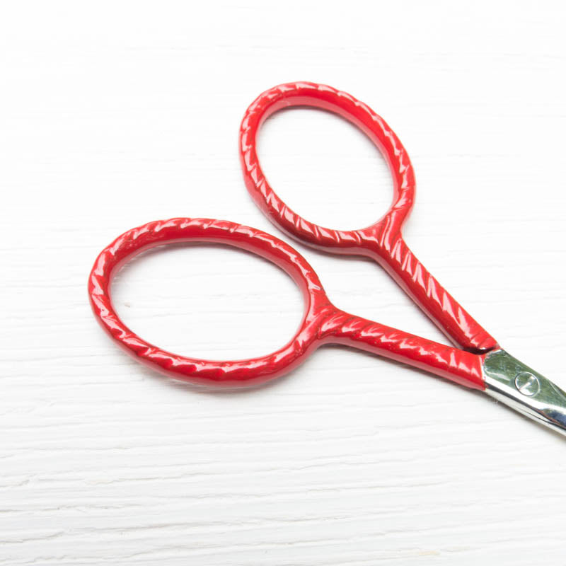 Vintage red scissors maker badge gift for artist knitters sewist flair  addition - AliExpress