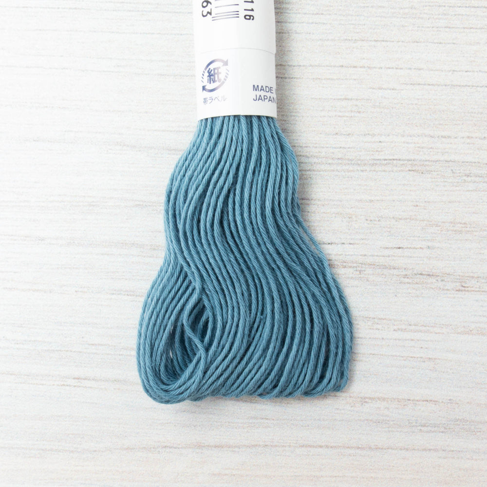 100m Skein Olympus Sashiko Thread - Cobalt Blue (#109) – Snuggly Monkey