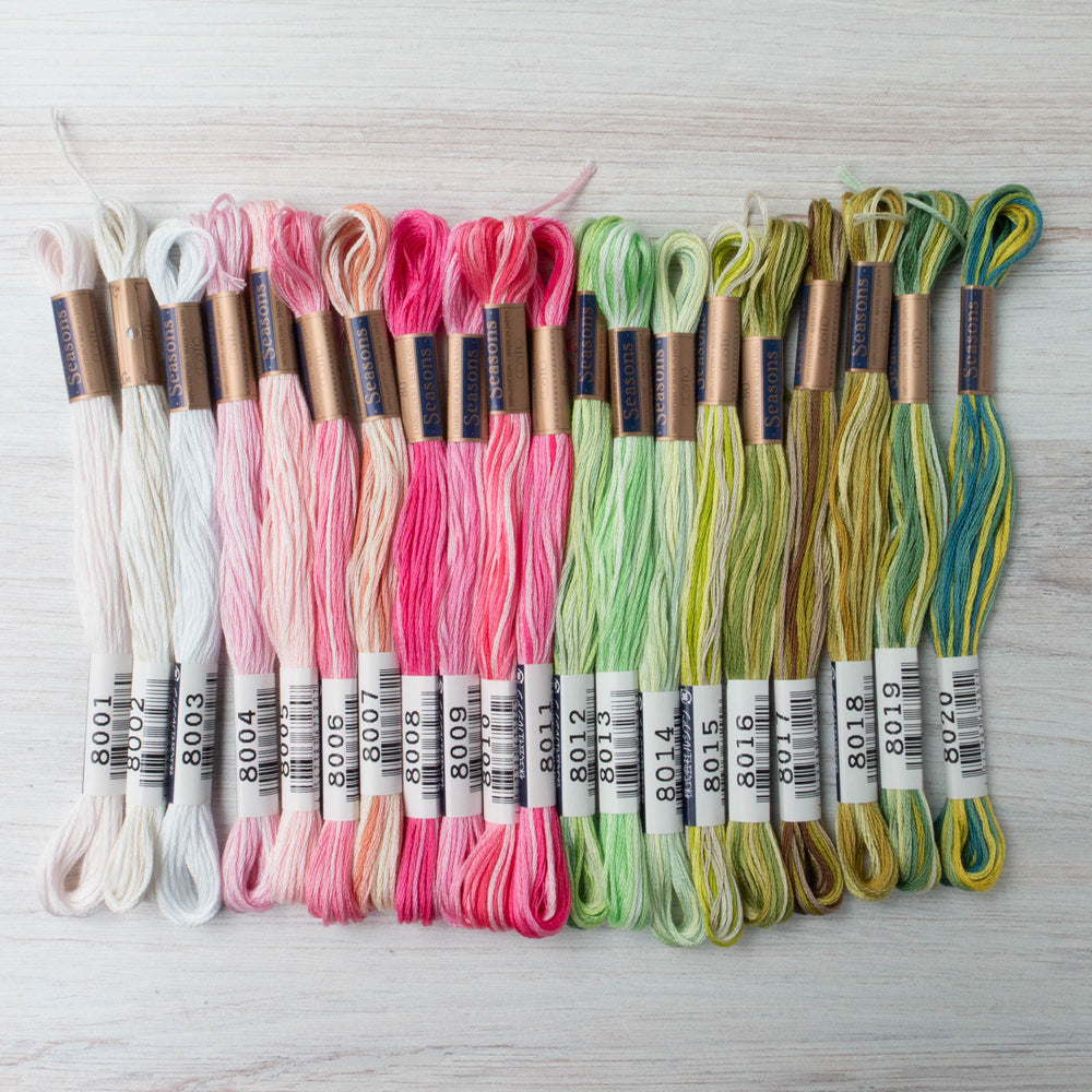 Complete Collection Cosmo Seasons Variegated Embroidery Floss Set