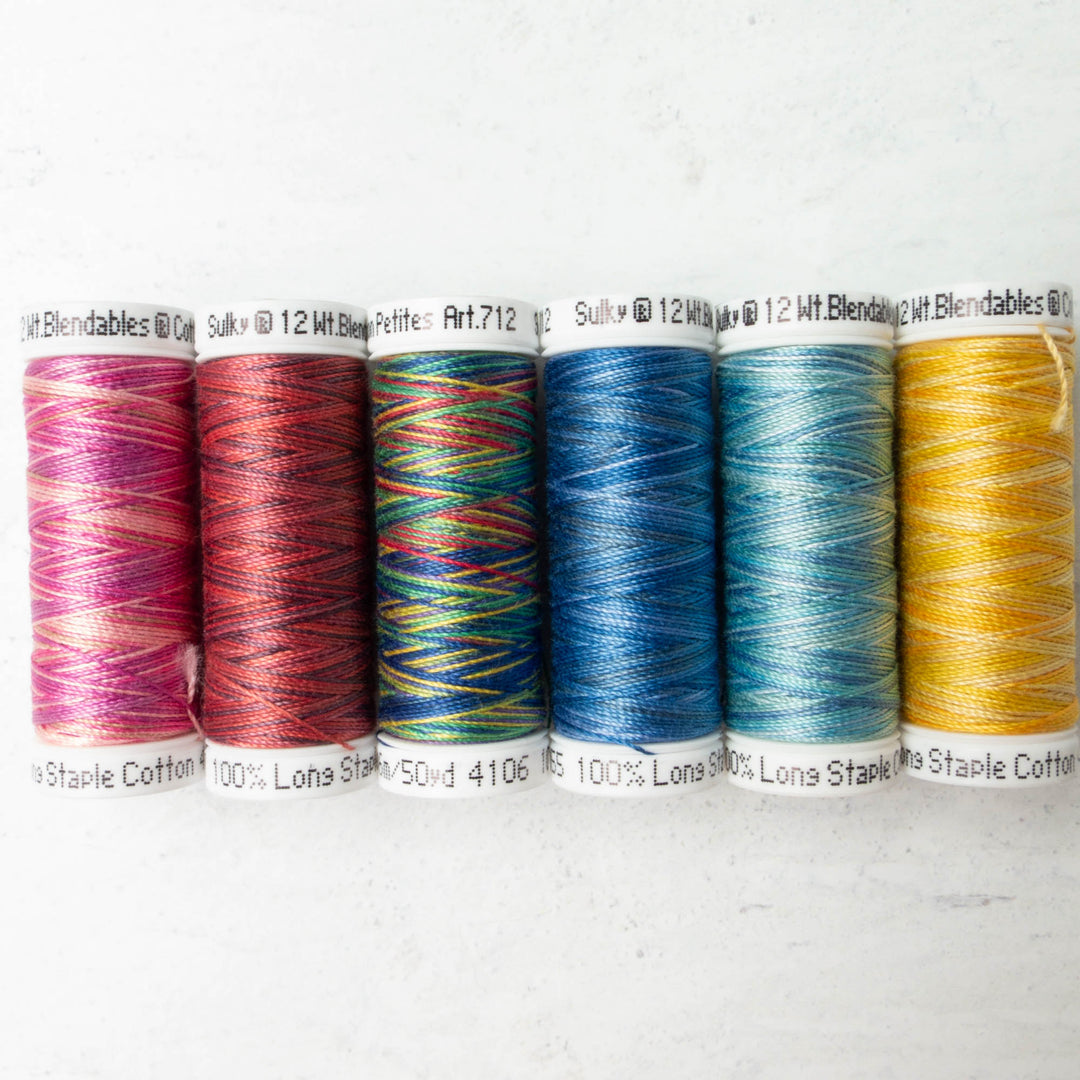 Sulky 12 wt Cotton Petites Thread - Spring Palette – Snuggly Monkey