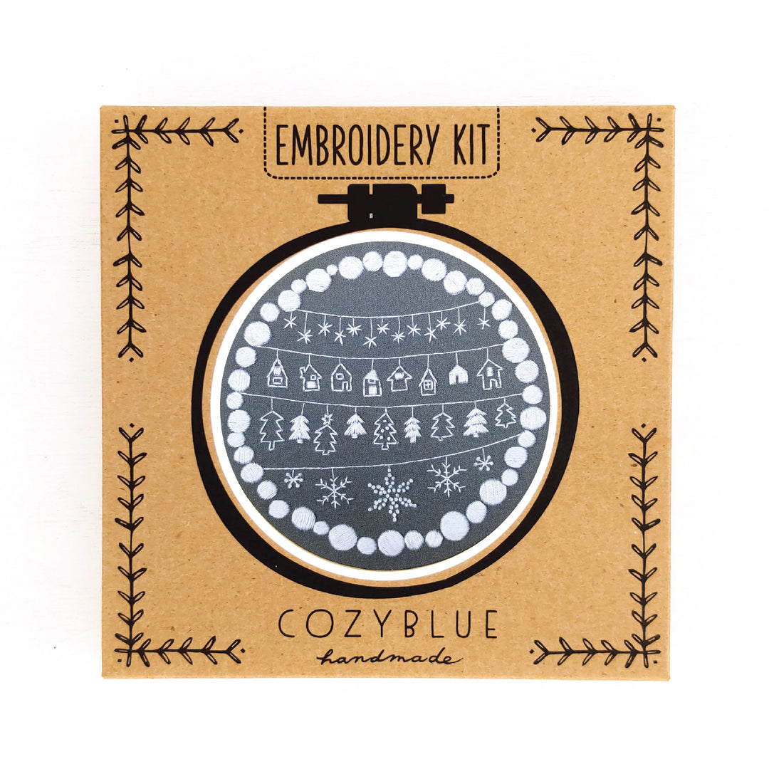 Christmas Crown Embroidery Kit – Snuggly Monkey