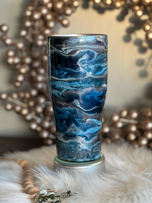 24 oz Curve Tumbler w/Handle - Mermaid Princess – MysticCharmDesigns