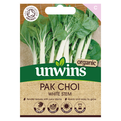 unwins organic pak choi