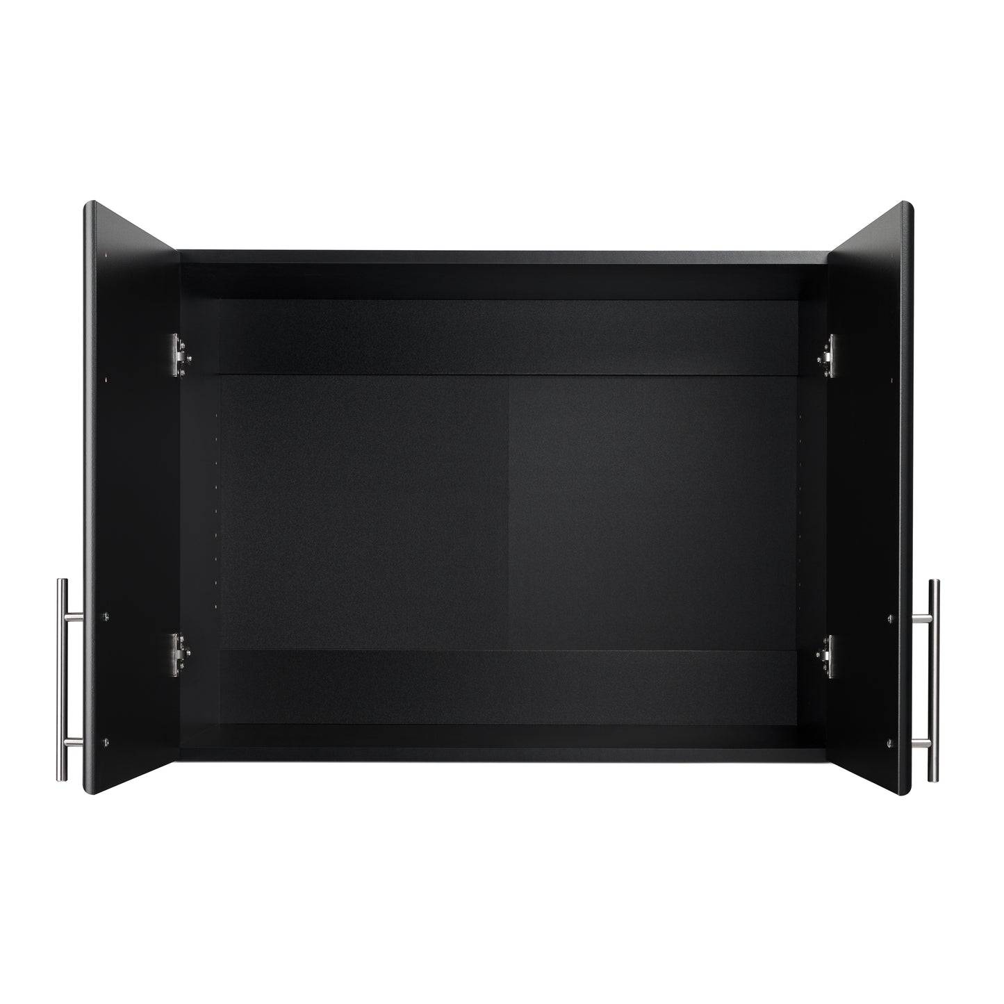 Prepac 1-Shelf Stackable Wall Cabinet, Black