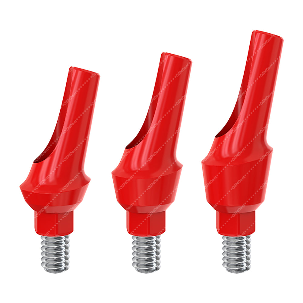 Angulated Anatomic Fully Castable Abutment 15° - Alfa Gate® Internal Hex Compatible