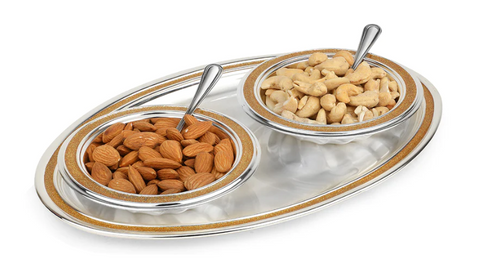 elegant dry fruit server