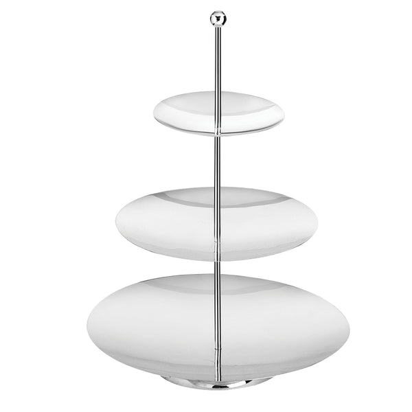 Gold & White Aluminum 8-inch Round Cake Stand – MyGift