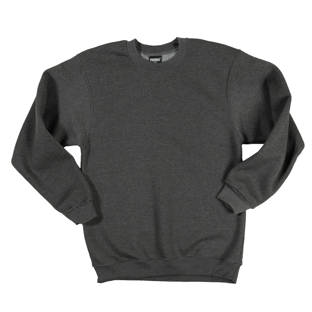 Classic Crewneck Sweatshirt | Made-in-USA | Proudly USA – ProudlyUSA