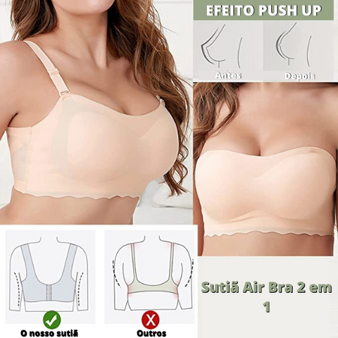 SUTIÃ AIR BRA 2 EM 1-PACK DE 3 UNIDADES –