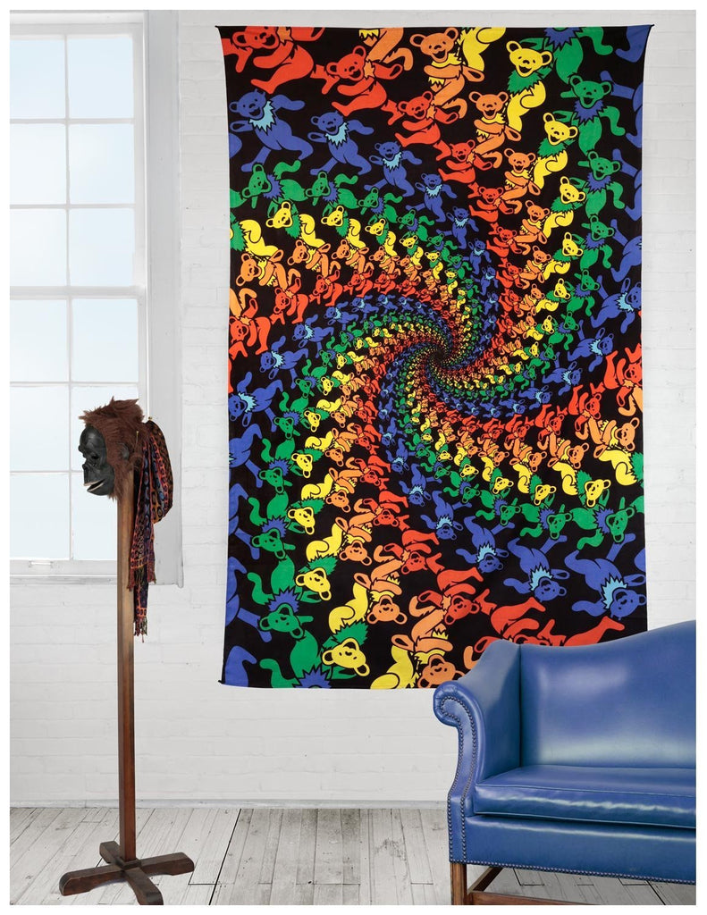 grateful dead dancing bears tapestry