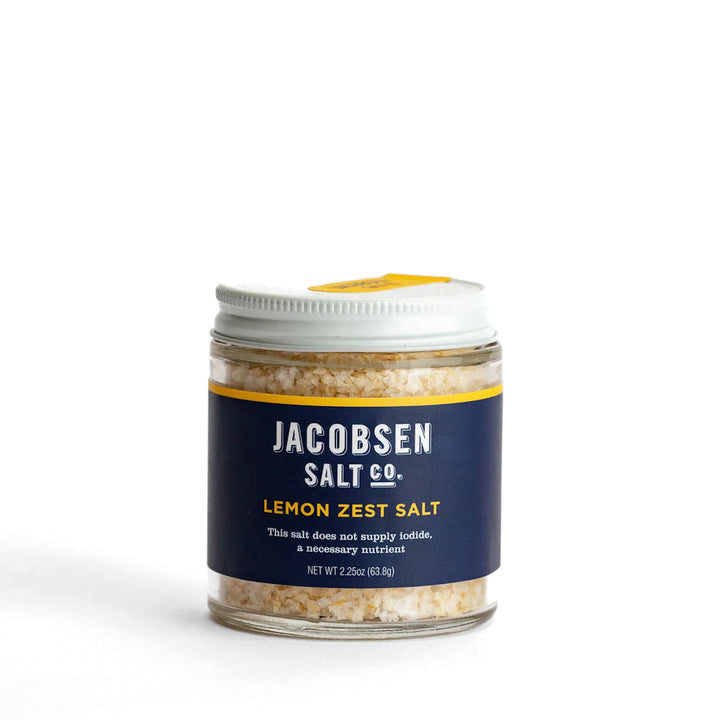Jacobsen Salt Co - Six Vial Set Infused Salt with Wooden Stand