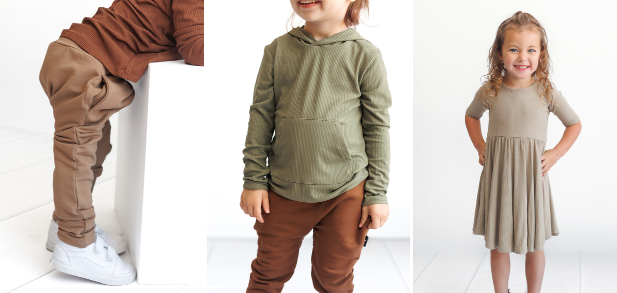 mocha, sienna, mushroom, sage